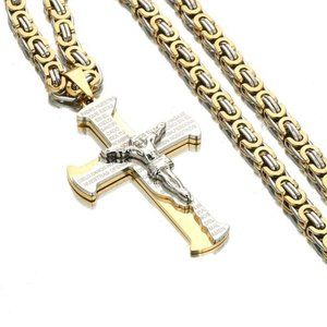 Stainless Steel Gold and Silver Color Chain